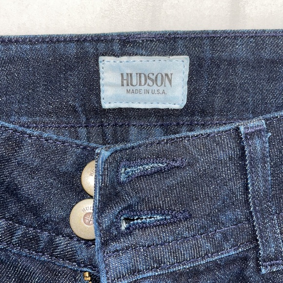 Hudson Dark Denim Low Rise Boot Cut Jeans Size 27 - Picture 4 of 7